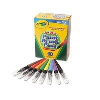 Crayola Washable Paint Brush Pens 8 Assorted Colors 40/box 546203 on sale Crayola Washable Paint Brush Pens 8 Assorted Colors 40/box 546203 on sale