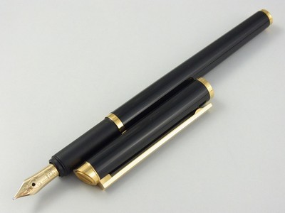 dunhill Gemline Black Lacquer Fountain Pen M FREE SHIPPING | eBay