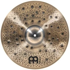 Meinl Cymbals Pure Alloy Custom 16 Extra-Thin Hammered Crash — Smoked