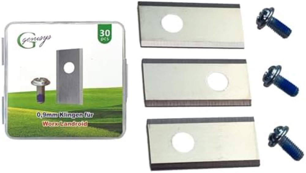 G greengrass tools Lame di ricambio compatibili con Worx Landroid, Ecovacs Goat,