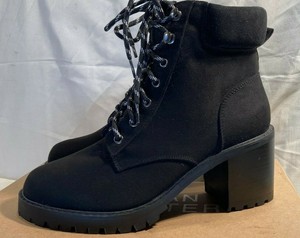 black lace up boots womens uk