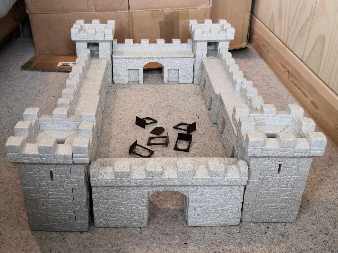 Warhammer Mighty Fortress Polystyrene Castle Fort Siege Scenery