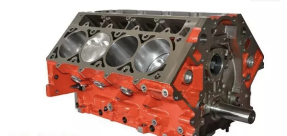 Bloque corto forjado HRC Racing Built 427 CI Ractec 2618 pistón Boost Ready 1200 hp Foto 2 de 4