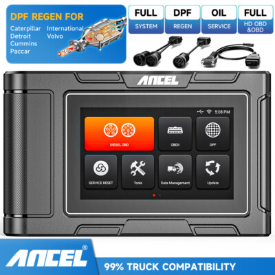 ANCEL HD3300 Plus Heavy Duty Truck Scanner Full System Diagnostic Tool DPF Regen