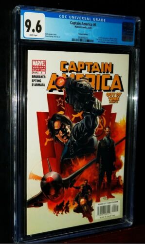 CAPTAIN AMERICA #6 OUT OF TIME Variant Winter Soldier 1st Appearance CGC 9.6  - Picture 1 of 1