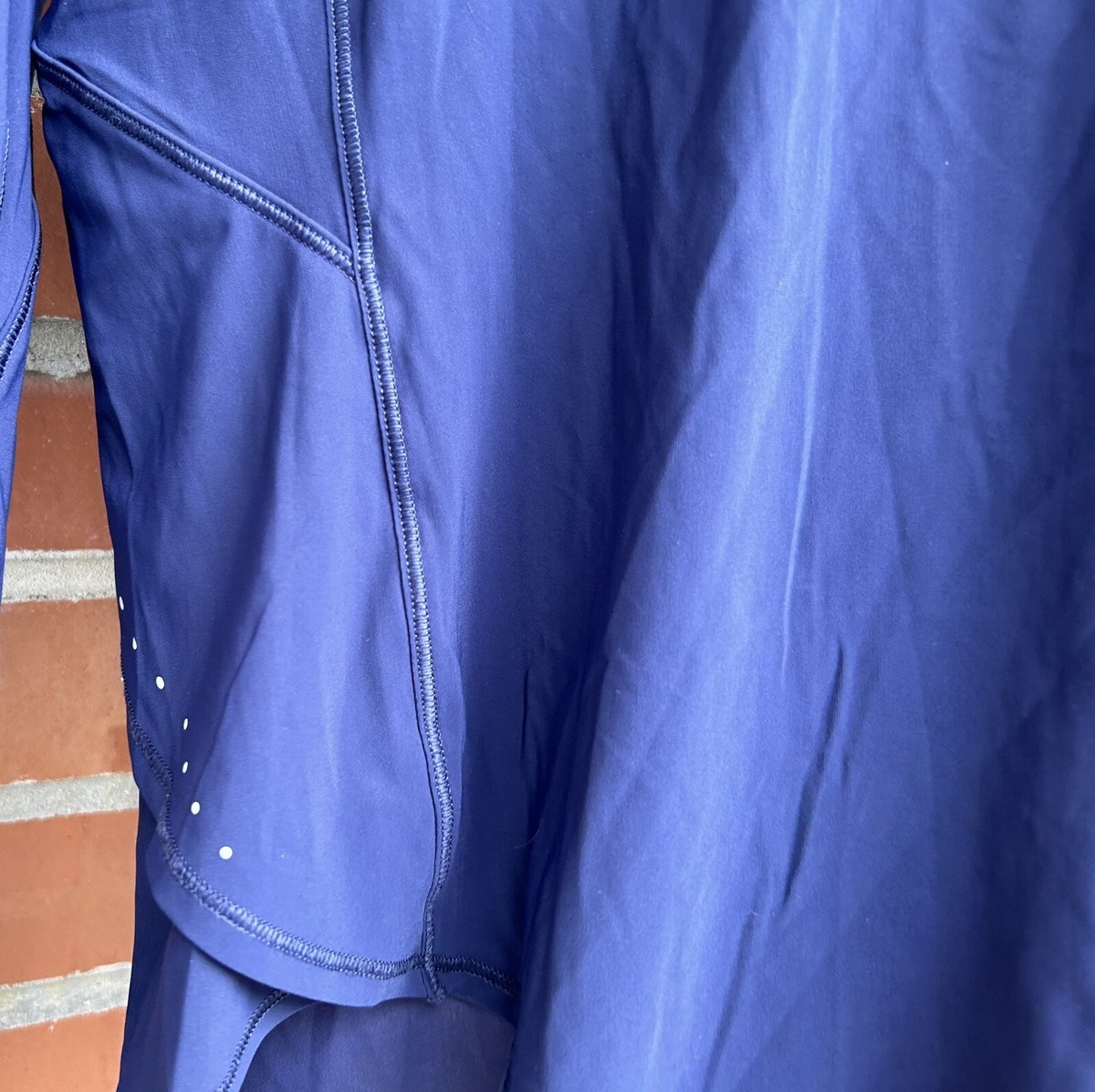 Lululemon Sunaway runaway Shirt long sleeve hero blue size