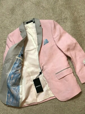 dkny pink blazer