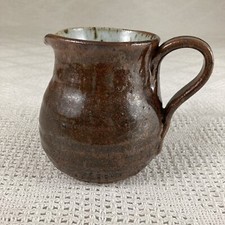 Stoneware Pottery Pitcher Small Hand Thrown B...