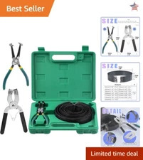 15Pcs Auto Engine Piston Ring Compressor Tool Set - Includes 2Pcs Piston Ring...