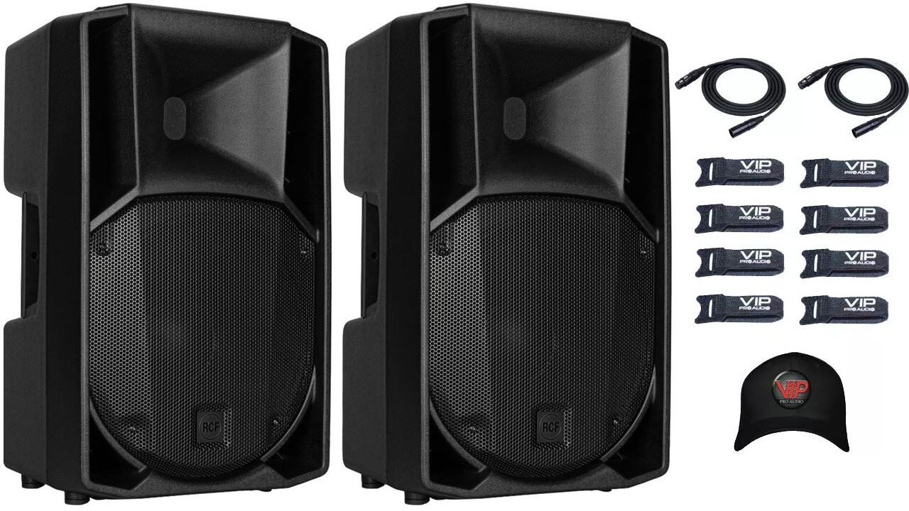 2x RCF ART 735-A MK5 15 Двухполосный динамик мощностью 1400 Вт с драйвером DSP 3 + кабелями