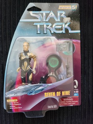 ''STAR TREK 5 INCH WARP FACTOR SERIES 5 SEVEN OF NINE OVP''