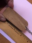 1851 Half Hull Ship America On Wooden Plaque Key Chain — photo 4