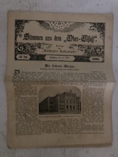 Journal / Vieux Papier Du Samedi 10 Mai 1896