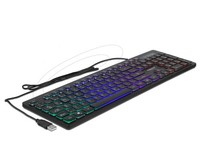 Delock 12625 Tastatur Universal Usb Qwertz Deutsch Schwarz