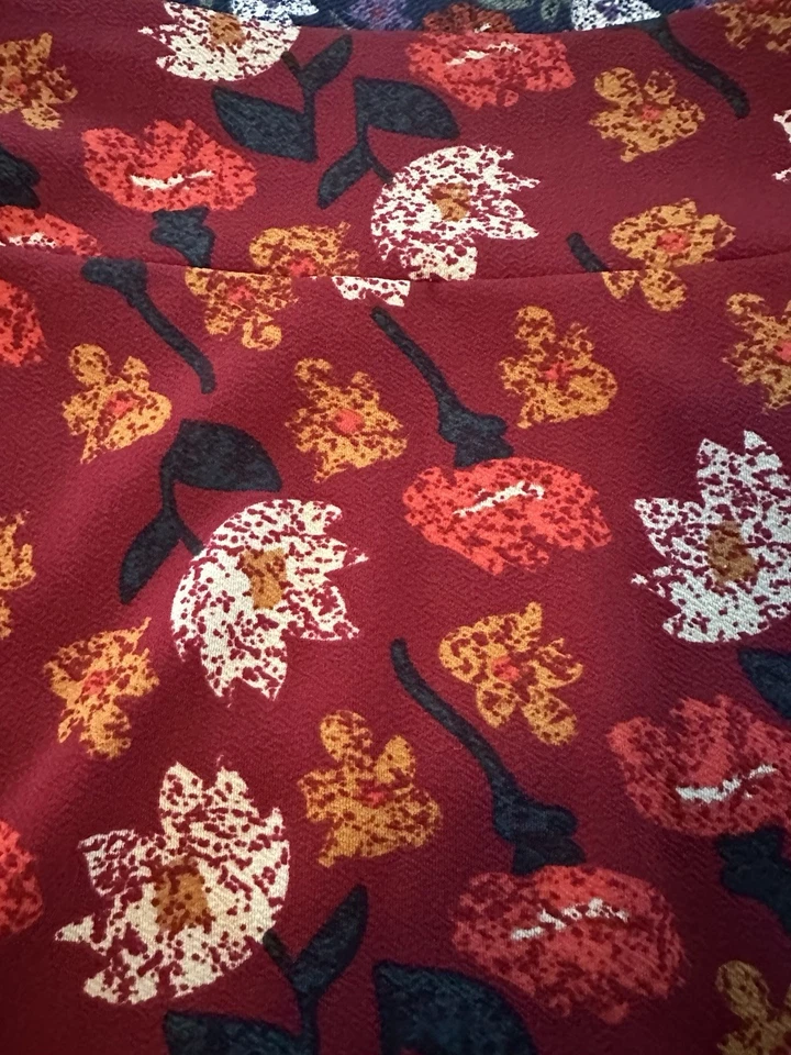 XS/Sm Lote (4) Faldas Lápiz Lularoe Floral Foto 2 de 4