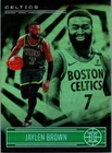 2020 Panini Illusions Basketball Trophy Collection Emerald Jaylen Brown #77