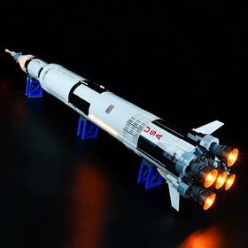 NASA Apollo Saturn V Rocket 1950+PCS Large Space Building Blocks Model Brick Set