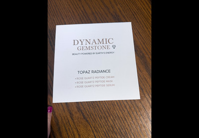 DYNAMIC GEMSTONE Topaz Radiance Facial Products