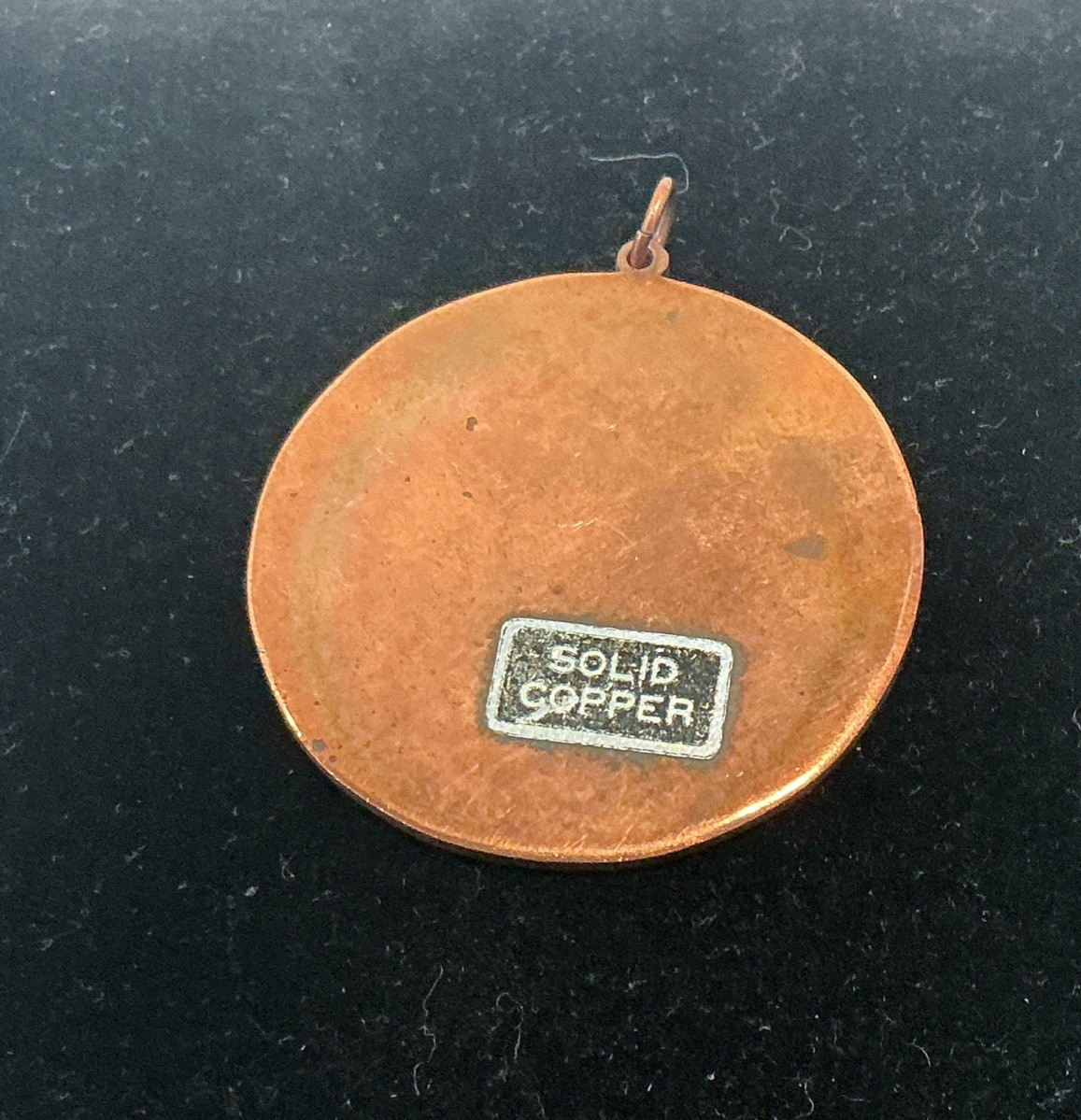 Vintage Thunderbird Solid Copper  Pendant Southwe… - image 4