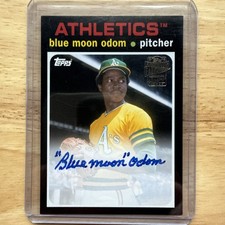2020 TOPPS Archives Fan Favorites Blue Moon Odom Auto Card ATHLETICS FFA-BMO 