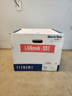 1000' BERK-TEK 11140631 UTP, Cat 6A, CMP, Commercial, 23-4P UTP-CMP SOL BC Green