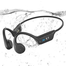 Swimming headphones-bone conduction headphones, IP68 waterproof built-in MP3 ...