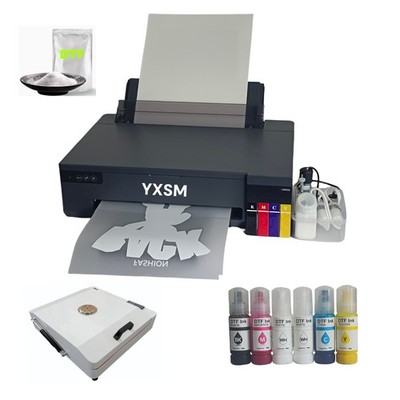 New style Household  A3  A4 DTF inkjet printer with oven (powder ink film) 1set