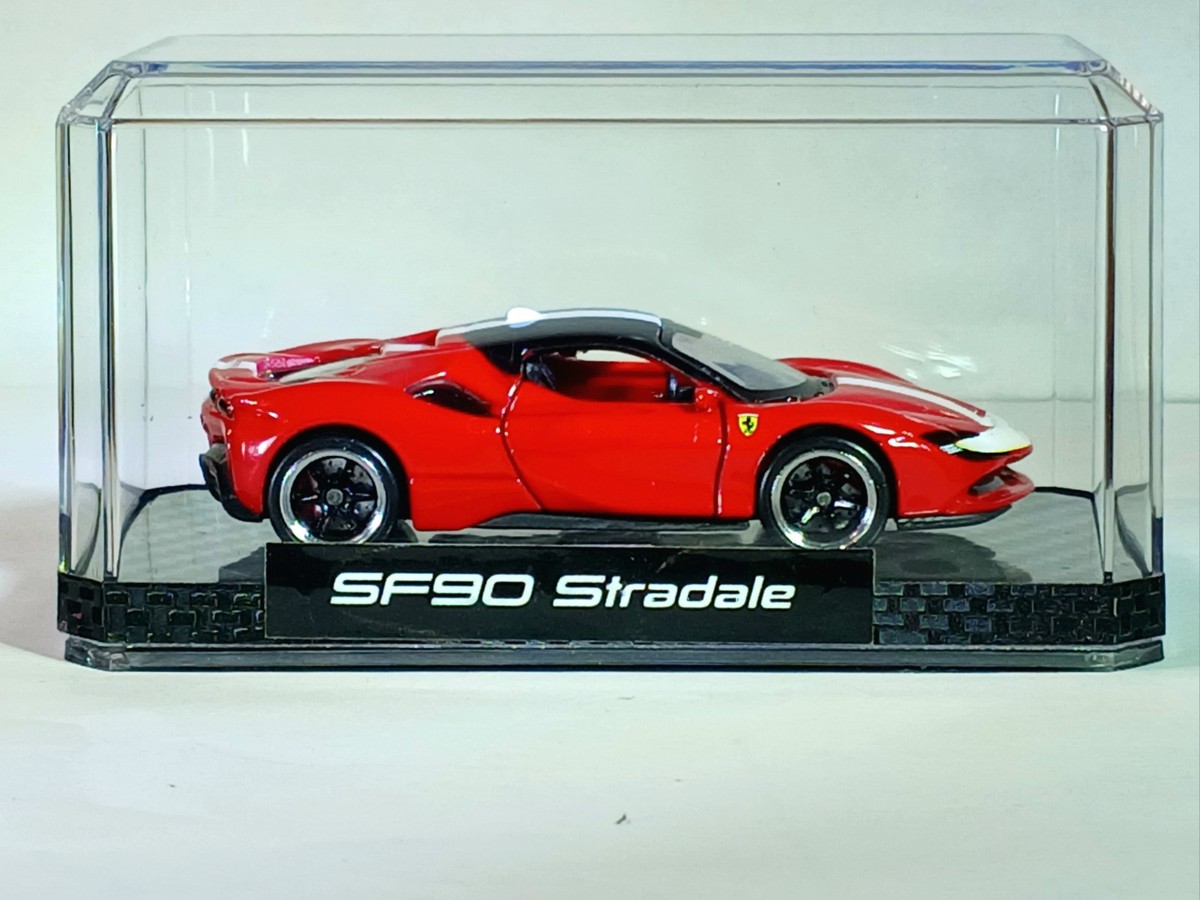1/64 RED FERRARI SF90 STRADALE ASSETTO FLORANO CUSTOM w/ Opening