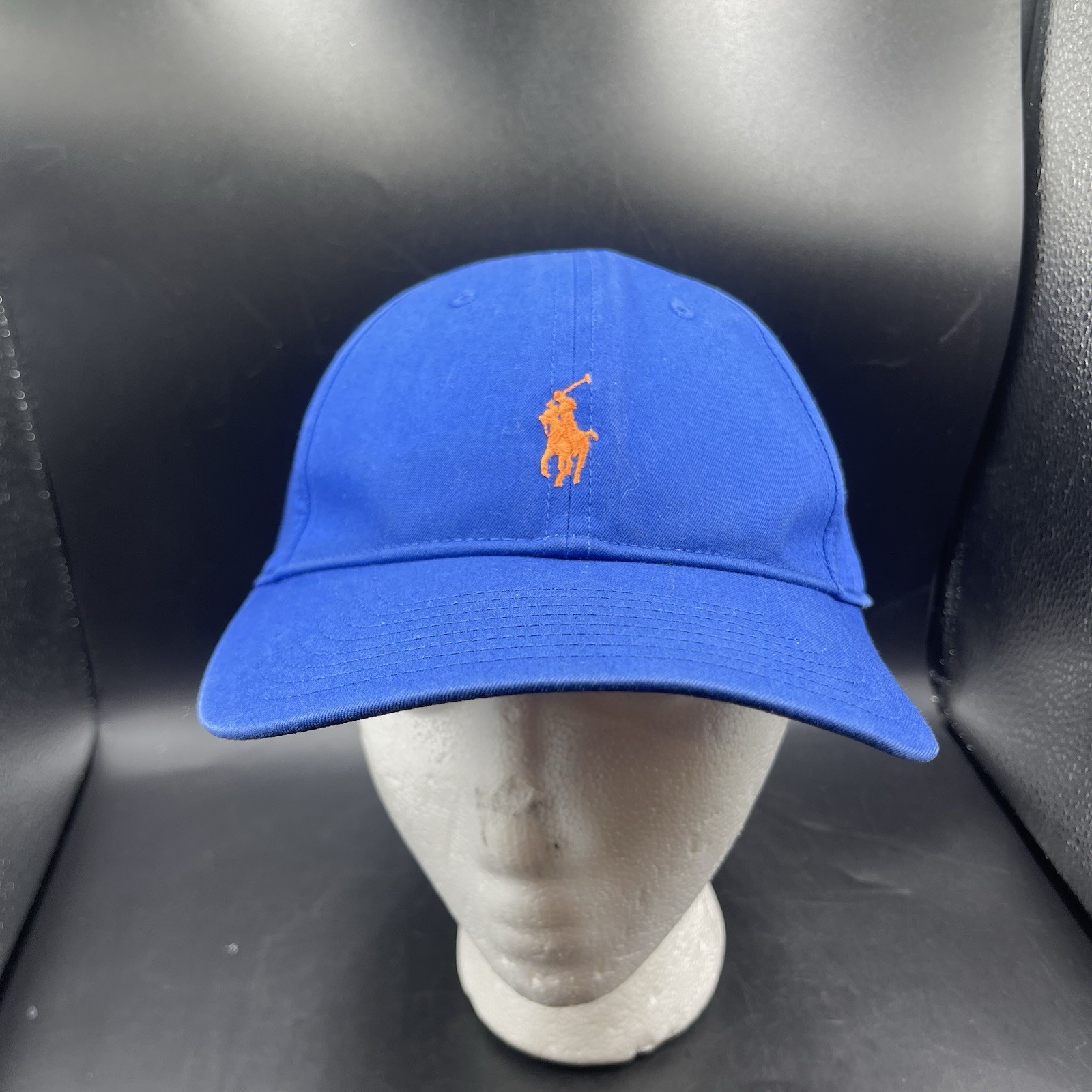 Cappello berretto baseball Polo Ralph Lauren PerformanceBlue StrapBack taglia 1 logo pony