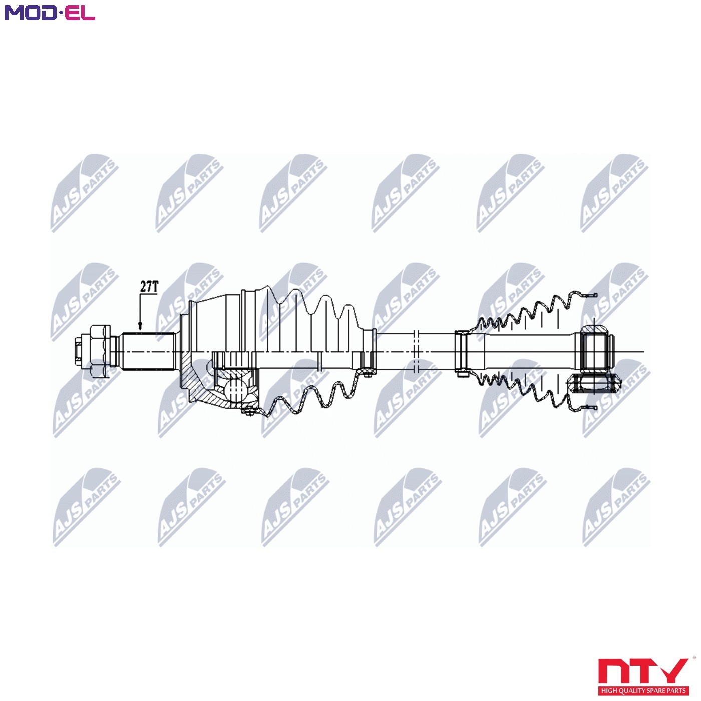Drive Shaft suitable for Fiat Doblo 1.6D Multijet 10- /Heavy Duty, L/R/ OE to Ve - Image 10