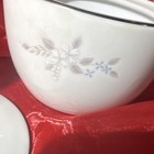 Noritake Colmar 5419  Sugar Bowl w/ Lid White Gray Blue — photo 5