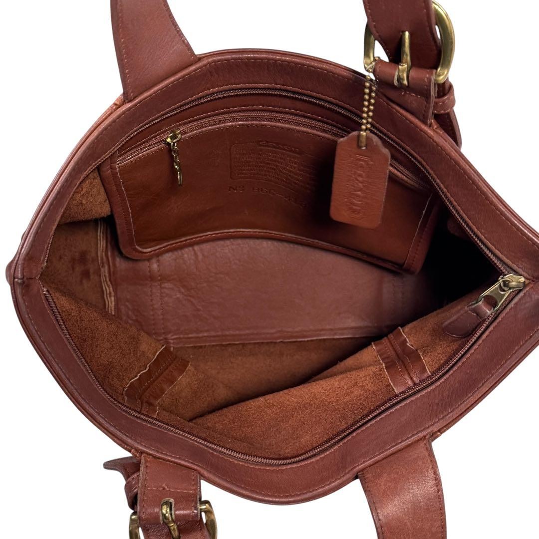 OLD COACH Waverly Tote Bag Brown USA - Gem