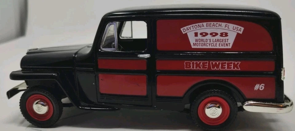 X. RARO Edición Limitada. #1 De 2000 1998 Daytona Bike Week Panel Jeep 1953 Llave Dorada. 090S Foto 4 de 4