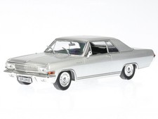 Opel Diplomat A V8 Coupe silver  diecast model car in acrylic show case 1:43