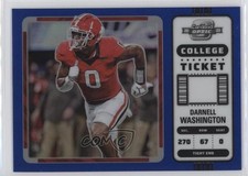 2023 Panini Chronicles Draft Picks Blue Prizm 95/99 Darnell Washington #15 0ud4