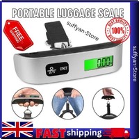 50KG Digital Luggage Scale Travel Portable Handheld Weighing Tool Suitcase Bag