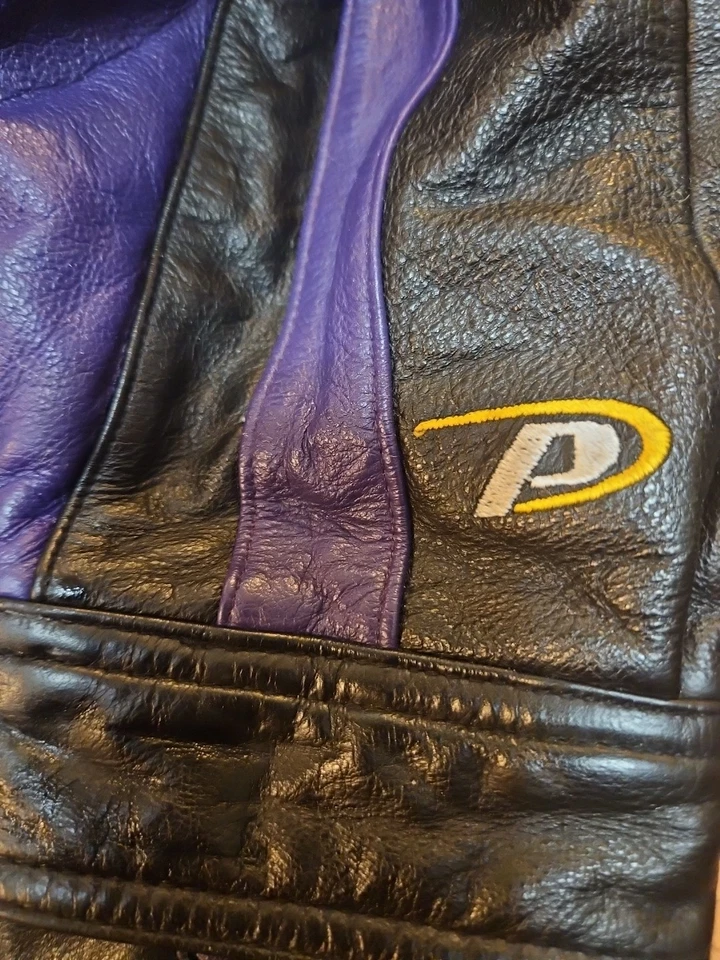 VTG Los Angeles Lakers Pro Player NBA Men's Leather Jacket size XL - Image 4 of 4