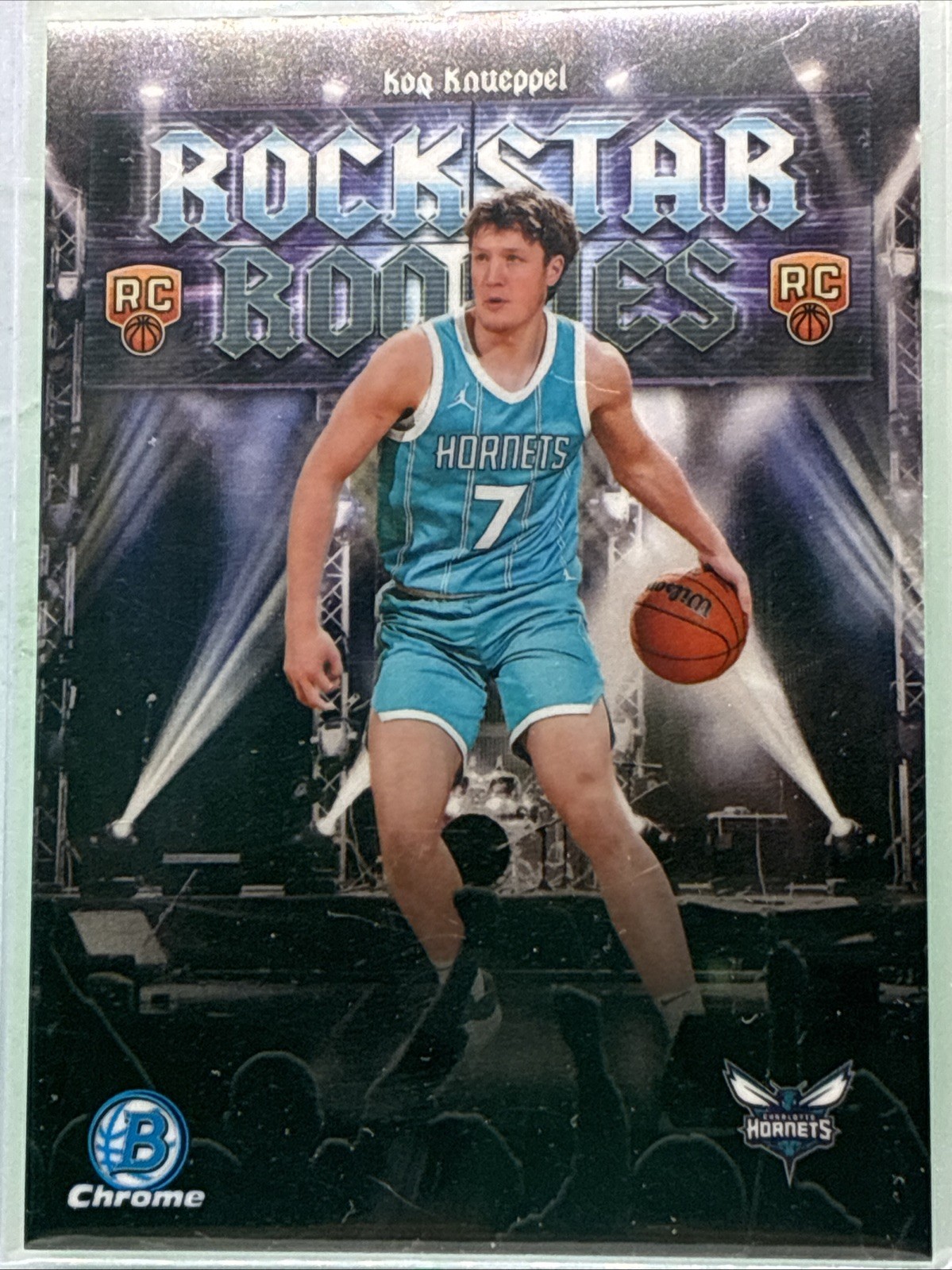 2025-26 Bowman - Rockstar Rookies Kon Knueppel #RR-4 Refractor (RC)