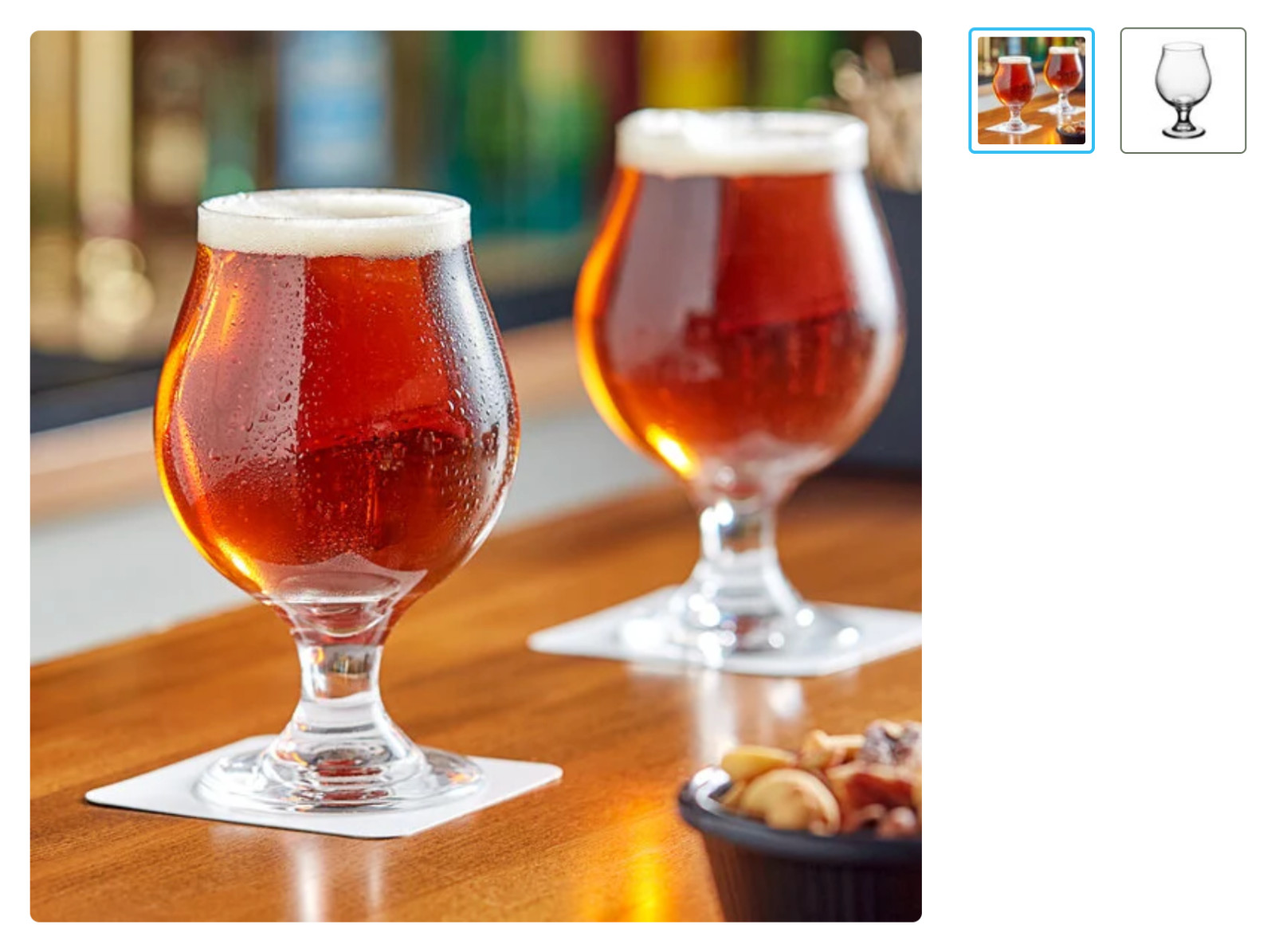 Libbey 3808 16 oz.  Belgian Beer / Tulip Glass 4-PACK (FREE 