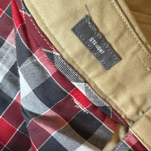 Bonobos Mens Size 34X30 Washed Chino Pants Straight Leg Cotton Mid Rise Tan NWT - Imagen 10 de 14