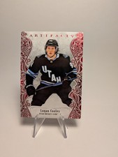 2025-26 Upper Deck Artifacts Logan Cooley Rub Red /599 - Utah - #105