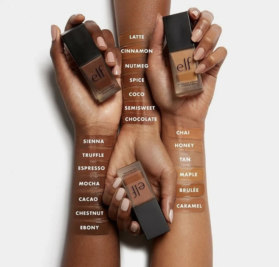 ELF Flawless Satin Foundation 220 Beige 0.68 oz. New Lot Of 2 - Image 3 of 4