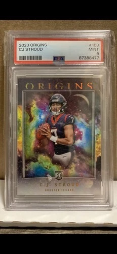 CJ Stroud 2023 Panini Origins Rookie PSA 9 Mint - Texans QB RC