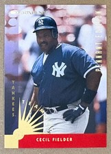 1997 Donruss Team Sets - Pennant Edition - Cecil Fielder - #130 - Yankees - NrMt
