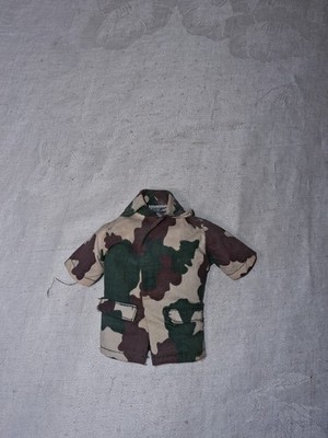 Vintage 1975 GI Joe Mike Powers Atomic Man Camouflaged Shirt Adventure Team 