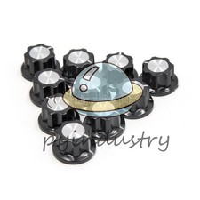 5PCS 16mm Rotary Control Turning Knob for Hole 6mm Dia. Shaft Potentiometer NEW