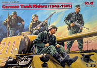 ICM 35634 - 1:35 German Tank Riders (1942-1945), 4 Figures