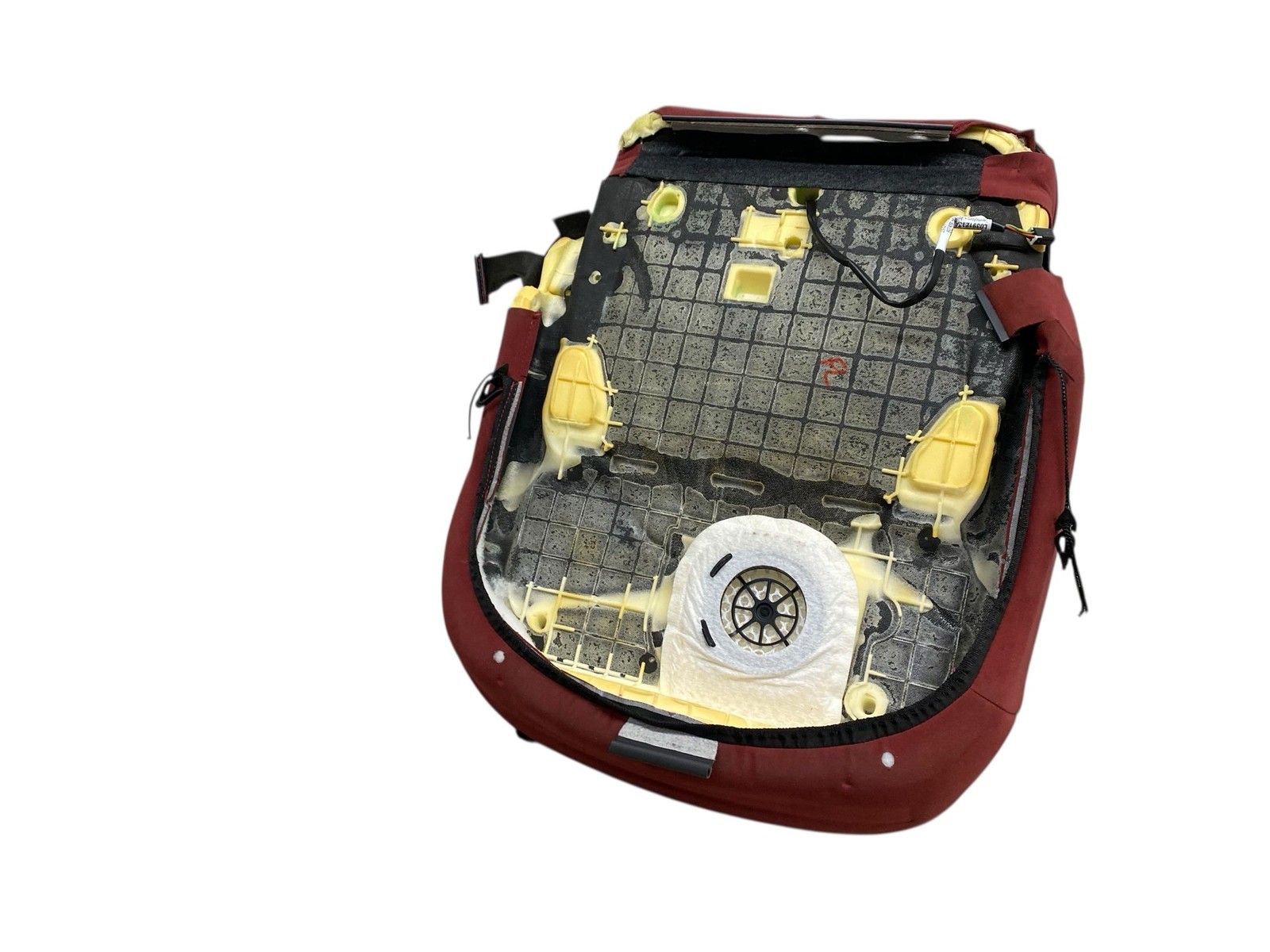 2017-2024 MASERATI LEVANTE OEM FRONT LEFT DRIVER LOWER SEAT CUSHION RED LEATHER