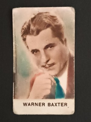 1950s Raineri Milan Chocolate Actors Figure # Warner Baxter