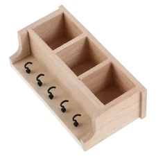 Mini Wall Shelf Miniature Dollhouse Furniture Living Room Nursery